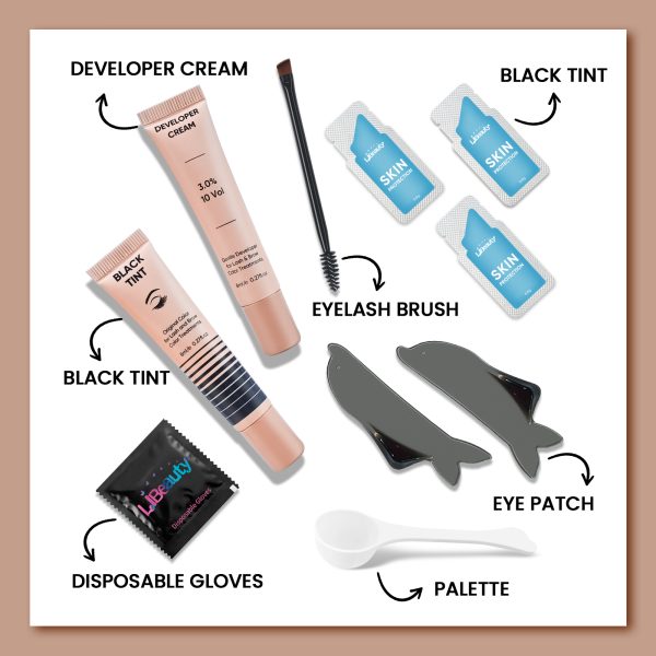 Libeauty まつ毛と眉毛のティントキット - 画像 (2)