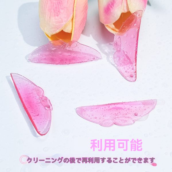 ラッシュリフトロッド、自粘着性の超柔らかいラッシュリフトパッド（NO.1パーマ用、まつげを柔らかくするため、ピンクピーチ） - 画像 (6)